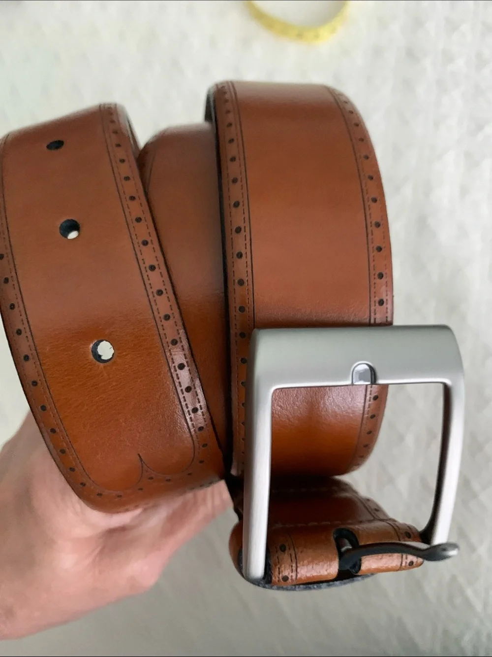 Joseph Abound leather belt size 36/38 brown